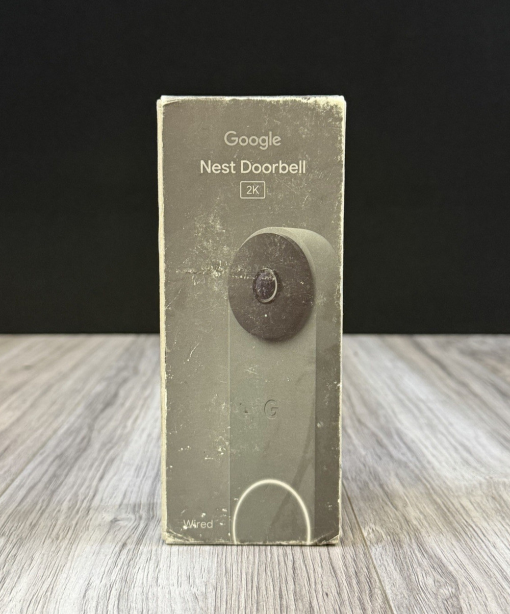 Google Nest Doorbell Wired 3rd Gen 2K HDR Smart Video Security Hazel GA09968-US